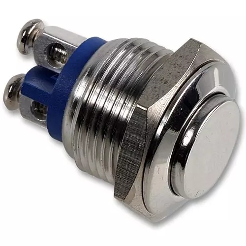 ARCOLECTRIC (BULGIN LIMITED) SWITCH, RAISED, 16MM, MOM, MP0042/3