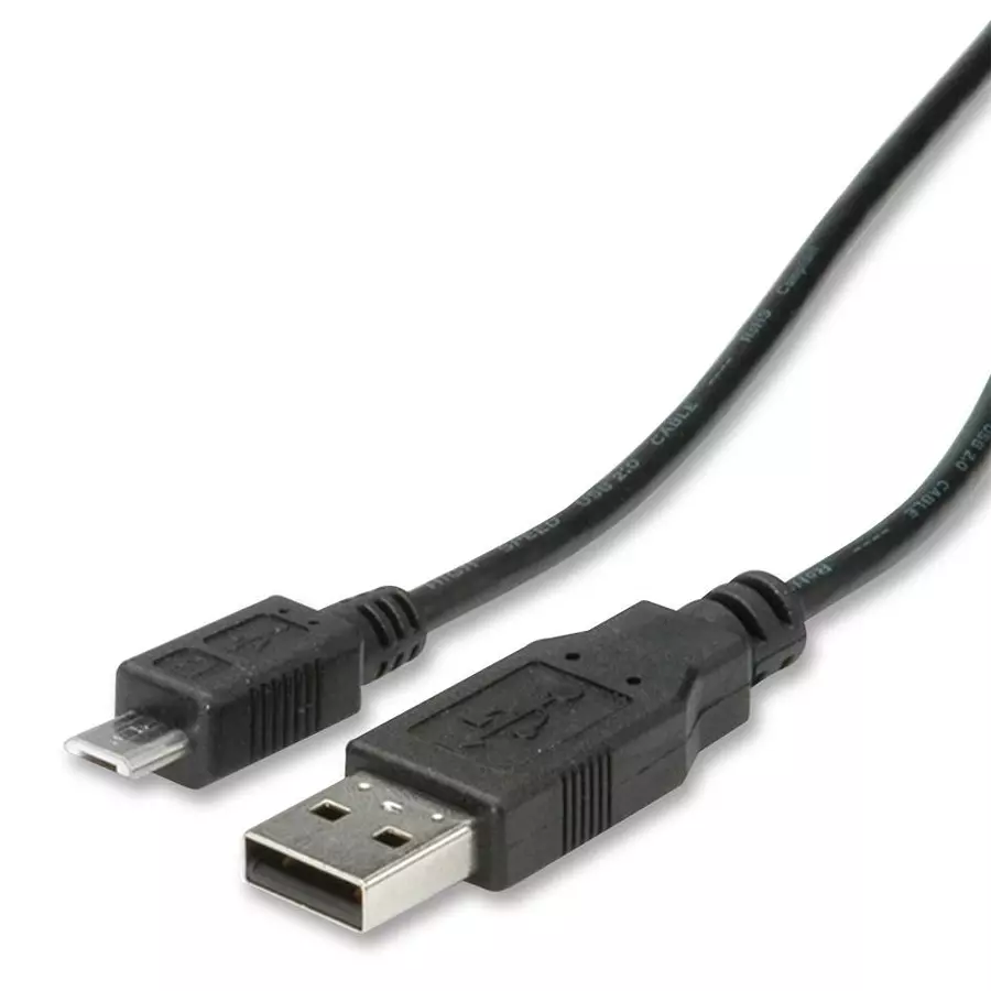 ROLINE COMPUTER CABLE, USB2.0, 800MM, BLACK, 11.02.8754
