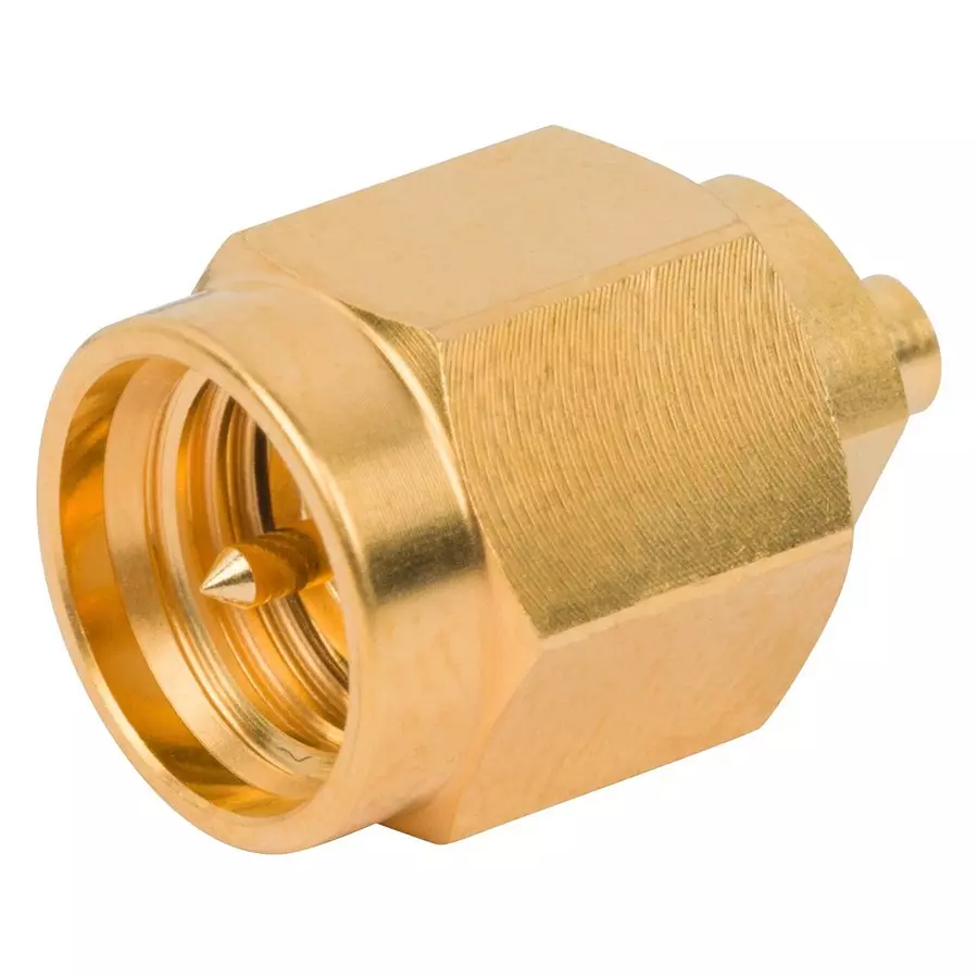 AMPHENOL SV MICROWAVE RF COAX CONN, SMA PLUG, 50 OHM, 2911-80001