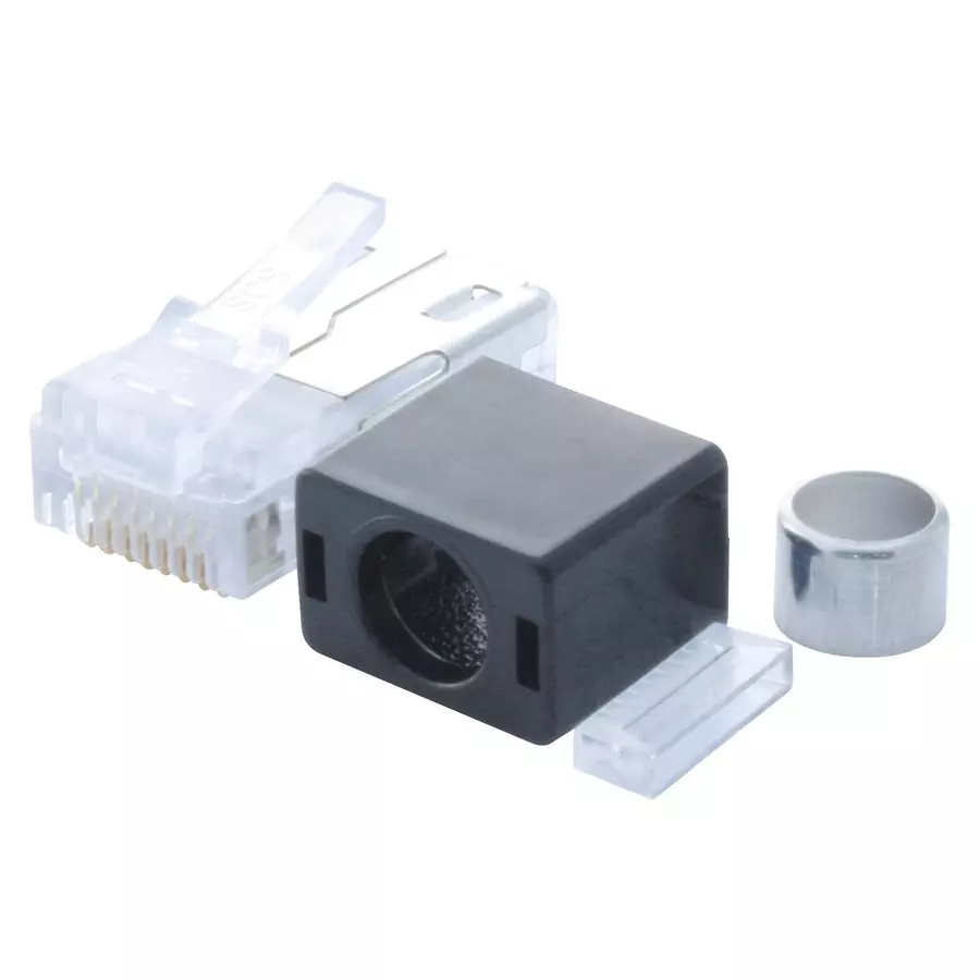 STEWART CONNECTOR CONNECTOR, SHLD RJ45, PLUG, 8P8C, IDC, 940-SP-360808-A161