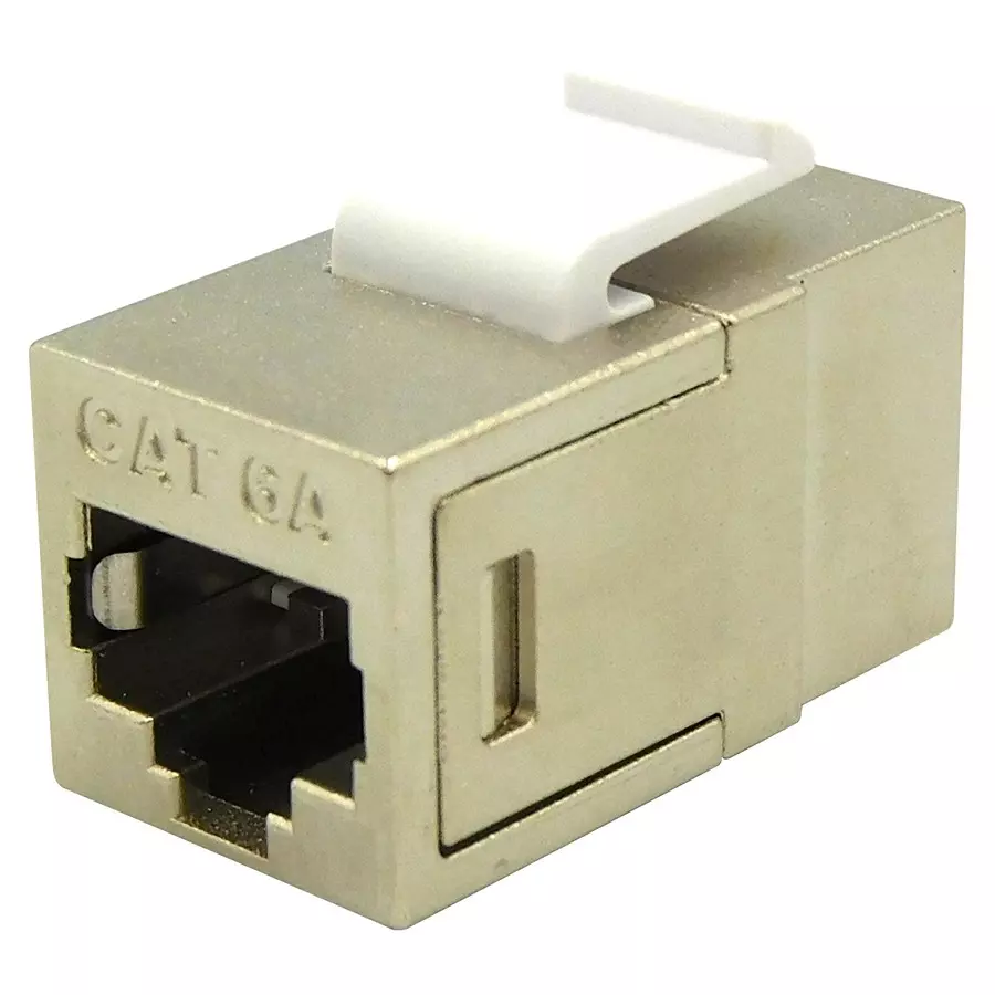 STEWART CONNECTOR KEYSTONE COUPLER, JACK, 8P8C, CAT6A, SS-82120-003
