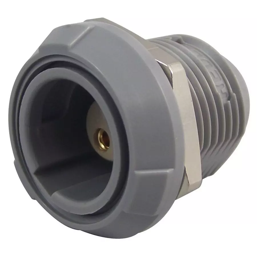 REDEL Socket, Panel Mount, Grey, 2Way, PKG.M0.2GL.LG