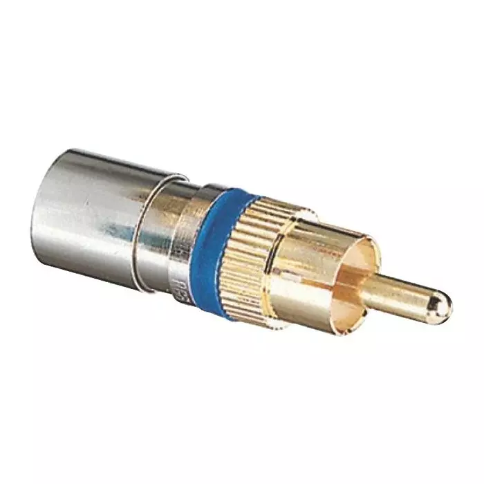 IDEAL RCA CONN, PLUG, RG-6, COMPRESSION, PK35, 89-580