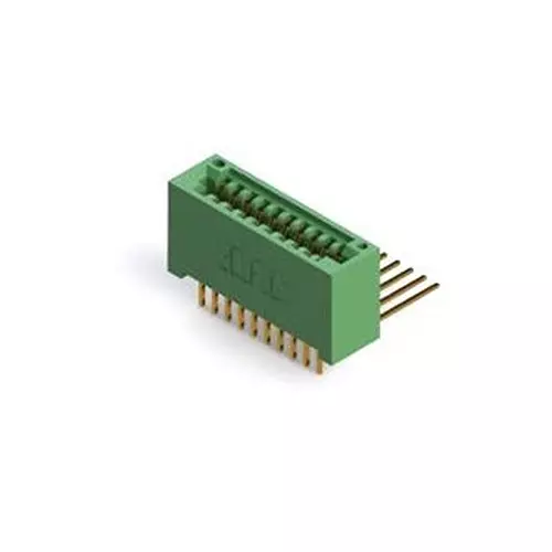 EDAC CARD CONN, DUAL SIDE, 20POS, WIRE WRAP, 345-020-558-201