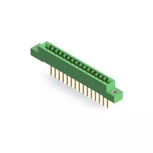 EDAC CARD CONN, SINGLE SIDE, 15POS, WIRE WRAP, 807-015-547-108