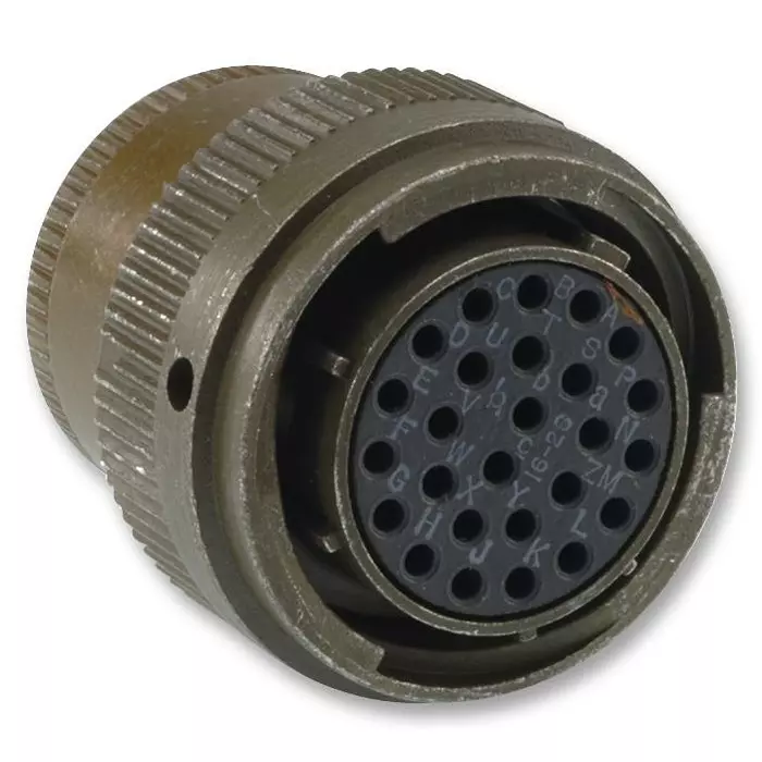 ITT CANNON CONNECTOR, CIRC, 8-4, 4WAY, SIZE 8, KPT06B8-4PW