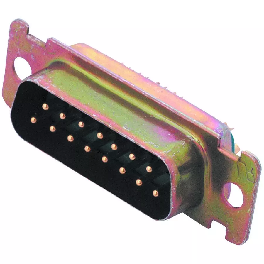 ITT CANNON CONNECTOR, D SUB, PLUG, 9 POSITION, M24308/4-1F.