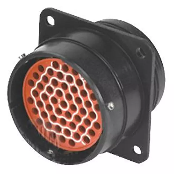 CINCH CONNECTIVITY SOLUTIONS Circular MIL Spec Equivalent Connector, Size 14, 7-Way, Pin (L/C), CN1021A14G07P9-040