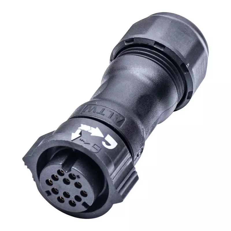 AMPHENOL LTW Industrial Circular, Rcpt, 12Pos, Cable, CD-12BFFA-QL8MP0