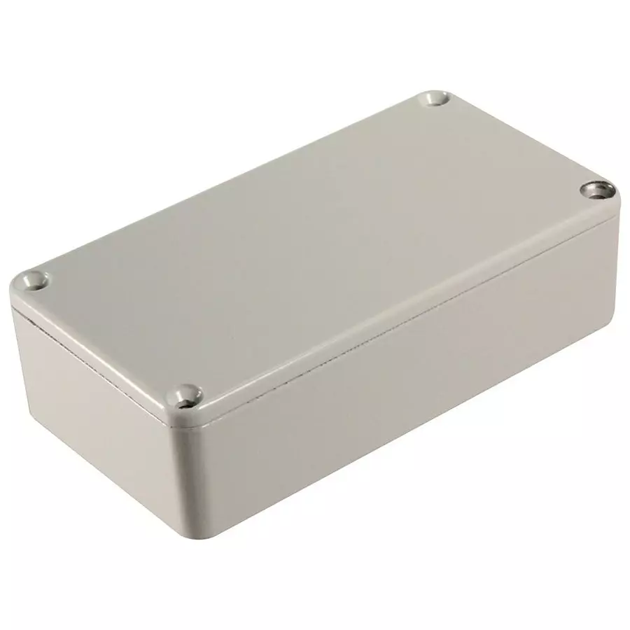 HAMMOND Metal Enclosures BOX, LIGHT GREY, 31X60X112MM, 1590BLG