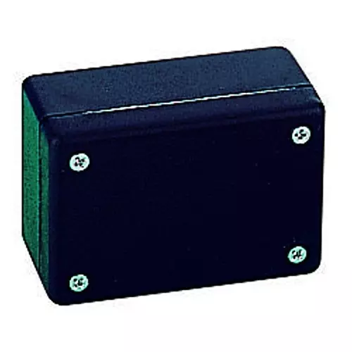 HAMMOND Plastic Enclosures BOX, ABS, IP54, BLACK, 1594DBK