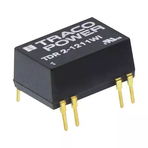 TRACO POWER Isolated Through Hole DC / DC Converters CONVERTER, DC-DC, 5V, 2W, TDR 2-2411WI