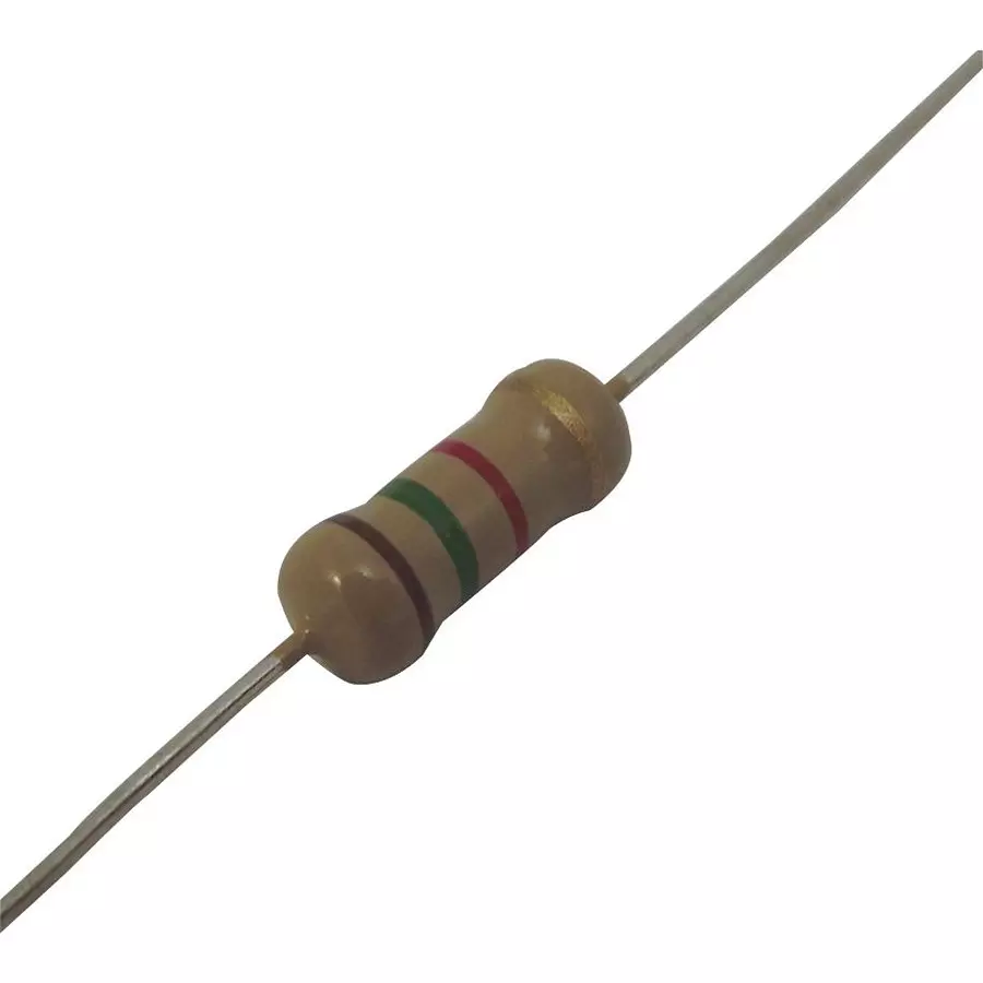 YAGEO Through Hole Resistors RES, 510R, 0.25W, AXIAL, CARBON FILM, CFR-25JR-52-510R (Pack of 20)