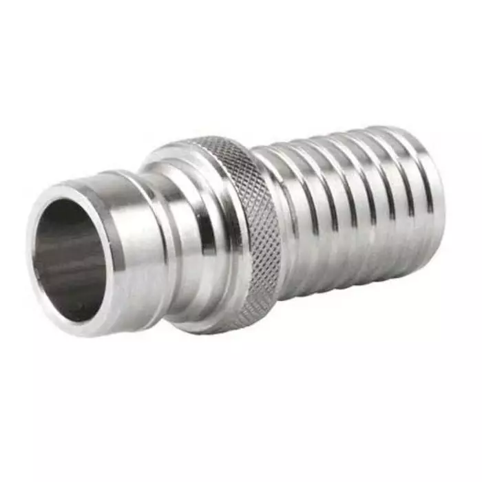Nito Hose Connector Straight Stainless Steel Female 19.05 mm (3/4 Inch) 25 bar, 74600A3 (Pack of 2)