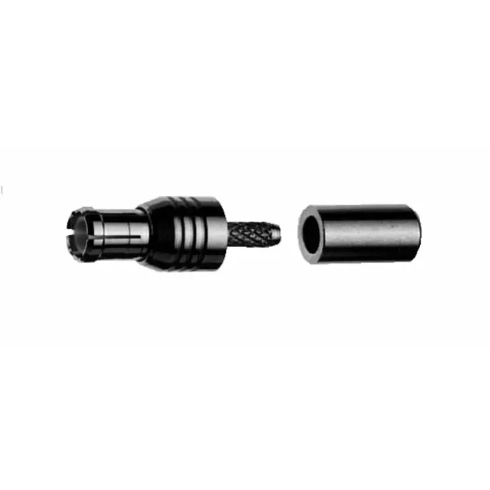 Telegartner Plug Cable Mount MCX Connector Crimp Termination Straight Body, J01270A0171