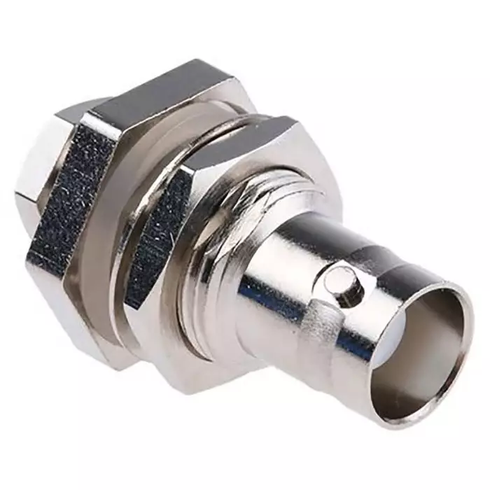 Telegartner Jack Panel Mount BNC Connector 50 Ω Clamp Termination Straight Body, 100123526