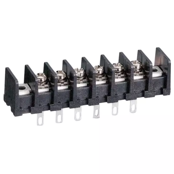 Sato Parts Barrier Strip 6 Contact 7.62 mm Pitch 1 Row 10A 250 V, ML-40-S1AXF-6P