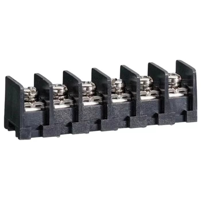 Sato Parts Barrier Strip 4 Contact 10.16 mm Pitch 1 Row 15 Amp 250 V Solder Termination, ML-50-S1BYF-4P