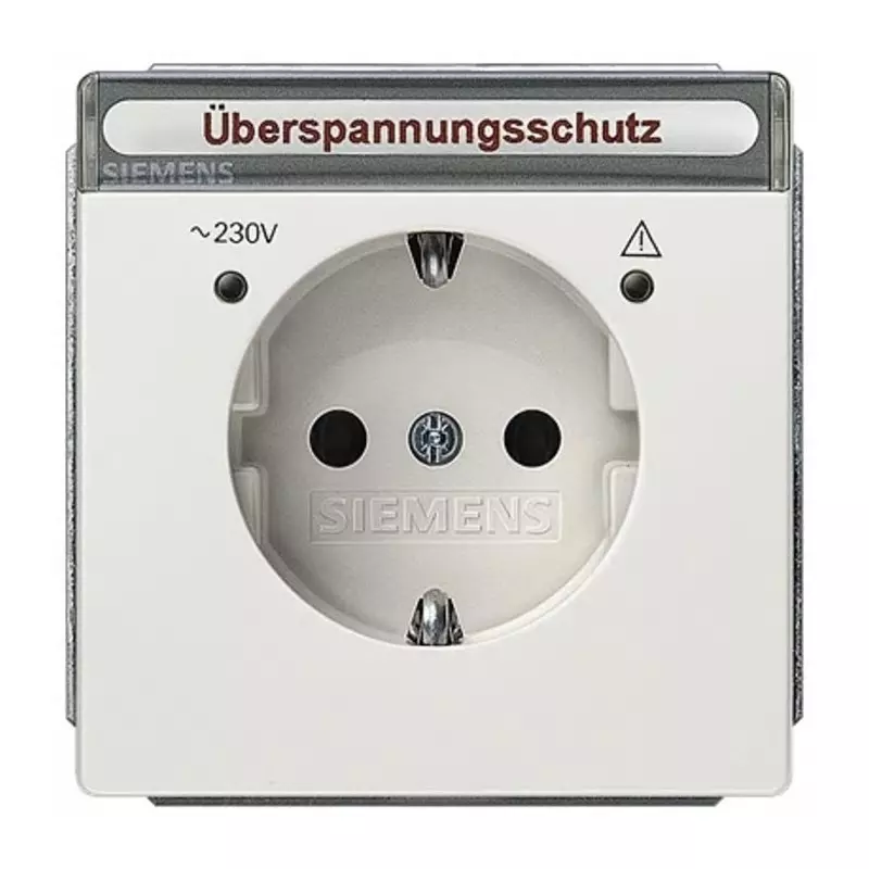 Siemens 5UB1858 Off White Electrical Socket, 16A, Schuko, 5UB1858-1