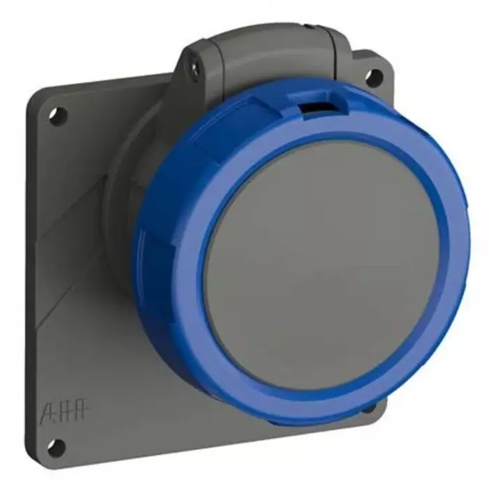 Amphenol Industrial Easy Safe IP67 Blue Panel Mount 2P + E Industrial Power Socket, Rated At 16A, 230 V, 2CMA101291R1000216ERU6W