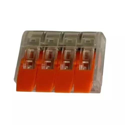 ENERTECH 222 Series Single Side Connector 4 Way for Industrial Use, PCT-222-414