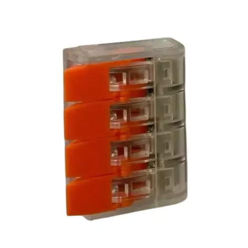 ENERTECH 222 Series Single Side Connector 4 Way for Industrial Use, PCT-222-414