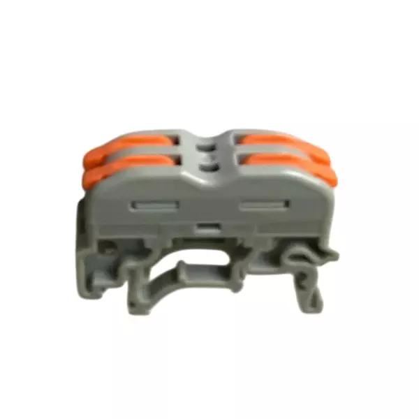 ENERTECH DIN Rail Type Connector 2 Way DIN Rail for Industrial Use, PCD - 2-2