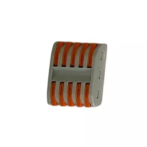 ENERTECH Parallel Connector 5 Way Non-DIN Rail for Industrial Use, PCT 2-5