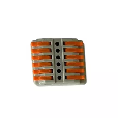 ENERTECH Parallel Connector 6 Way Non-DIN Rail for Industrial Use, PCT 2-6