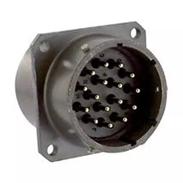 AMPHENOL INDUSTRIAL Circular Connector THRU BULKHEAD RCPT, 16POS, PTB-20-16PS