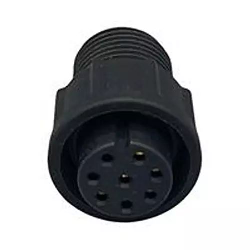 NORCOMP Circular Connector, RCPT, 8POS, SOLDER, 868-008-203R001.