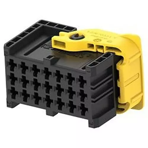 ERNI - TE CONNECTIVITY Automotive Housing, Rcpt, 21Pos, Pa66 Gf, 2379921-1