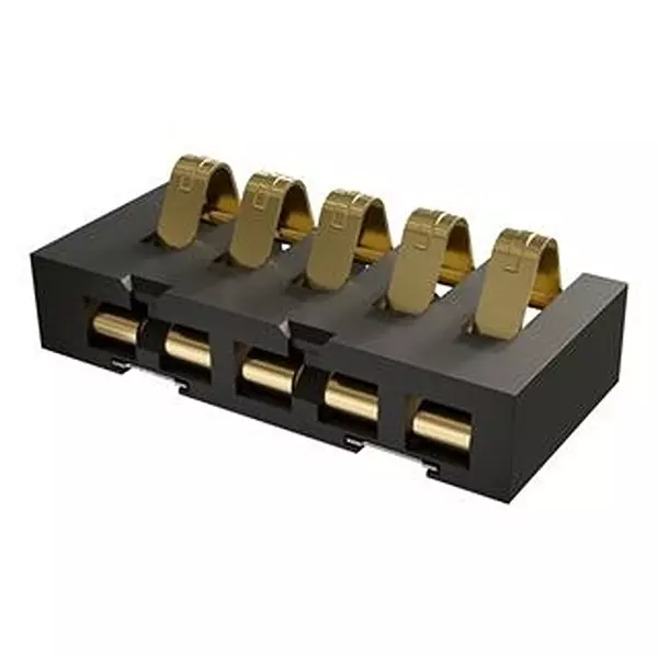 AMPHENOL COMMUNICATIONS SOLUTIONS Battery Connector, 4Pos, 3.6 mm, Smd, 10120639-001LF