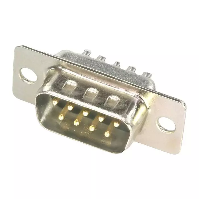 AMPHENOL CABLES ON DEMAND D Sub Conn, Plug, 9Pos, De, Solder Cup, CN-DSUB9PIN00-000