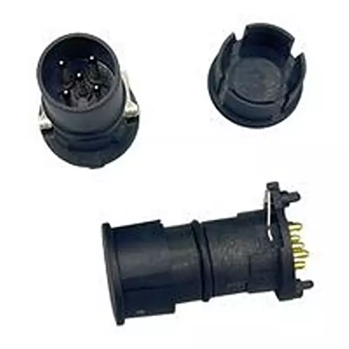 NORCOMP Sensor Conn, M12, 5Pos, Plug, Pcb, 862-005-113R001