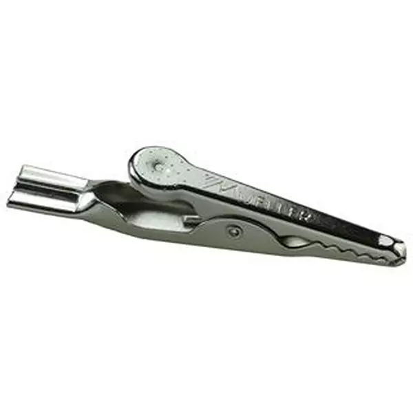 MUELLER ELECTRIC Phone Tip Alligator Clip, Bu-60Pr-2