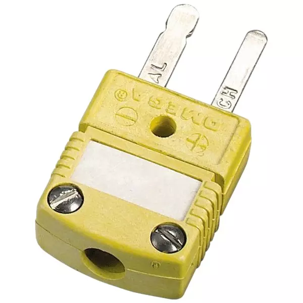 Omega SMPW Series Thermocouple Connector Standard Type-K Male Round 2-Pin, SMPW-K-M