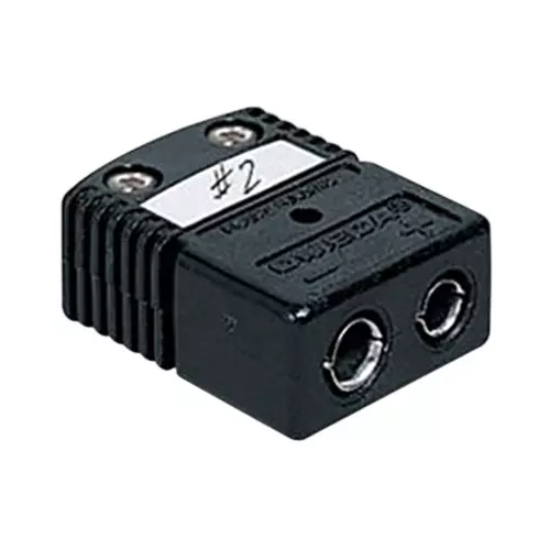 Omega OSTW Series Thermocouple Connector Standard Type-J Female Round 2-Pin, OSTW-J-F