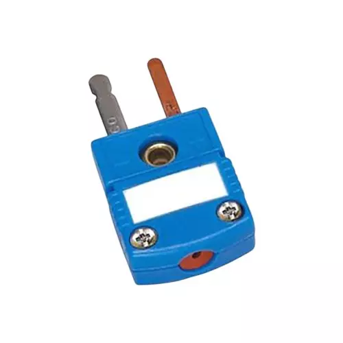 Omega SMPW Series Miniature Thermocouple Connector Type-T Flat 2-Pin with Write-on Window, SMPW-T-M