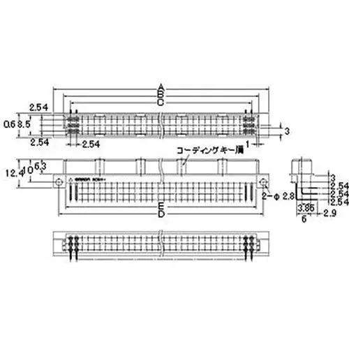 Omron Din Connector 10⁶ mohm or more (at 100 V DC), XC5H-6422