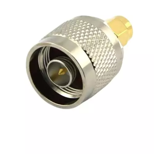NBR N-Male to SMA Male Adapter Connector Jointer Brass Construction Nickel-Plated Surface, TA016-1.1