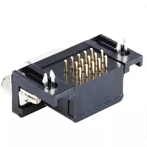 RS PRO D-Sub Connector Solder Termination 750 V 5 Amp Gold Plated Right Angle, 199112