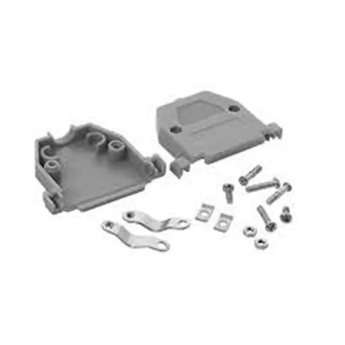 generic-serial-vga-connector-cover-case-db25-25-pin-d-type-plastic-grey-with-short-screws-mic005-pack-of-50-pcs