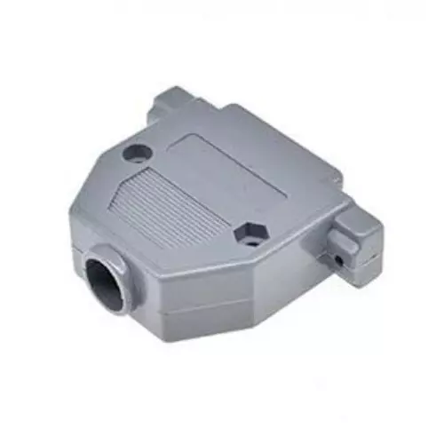 GENERIC Serial VGA Connector Cover Case DB25 25-Pin D Type Plastic Grey with Short Screws, MIC005 (Pack of 50 Pcs)