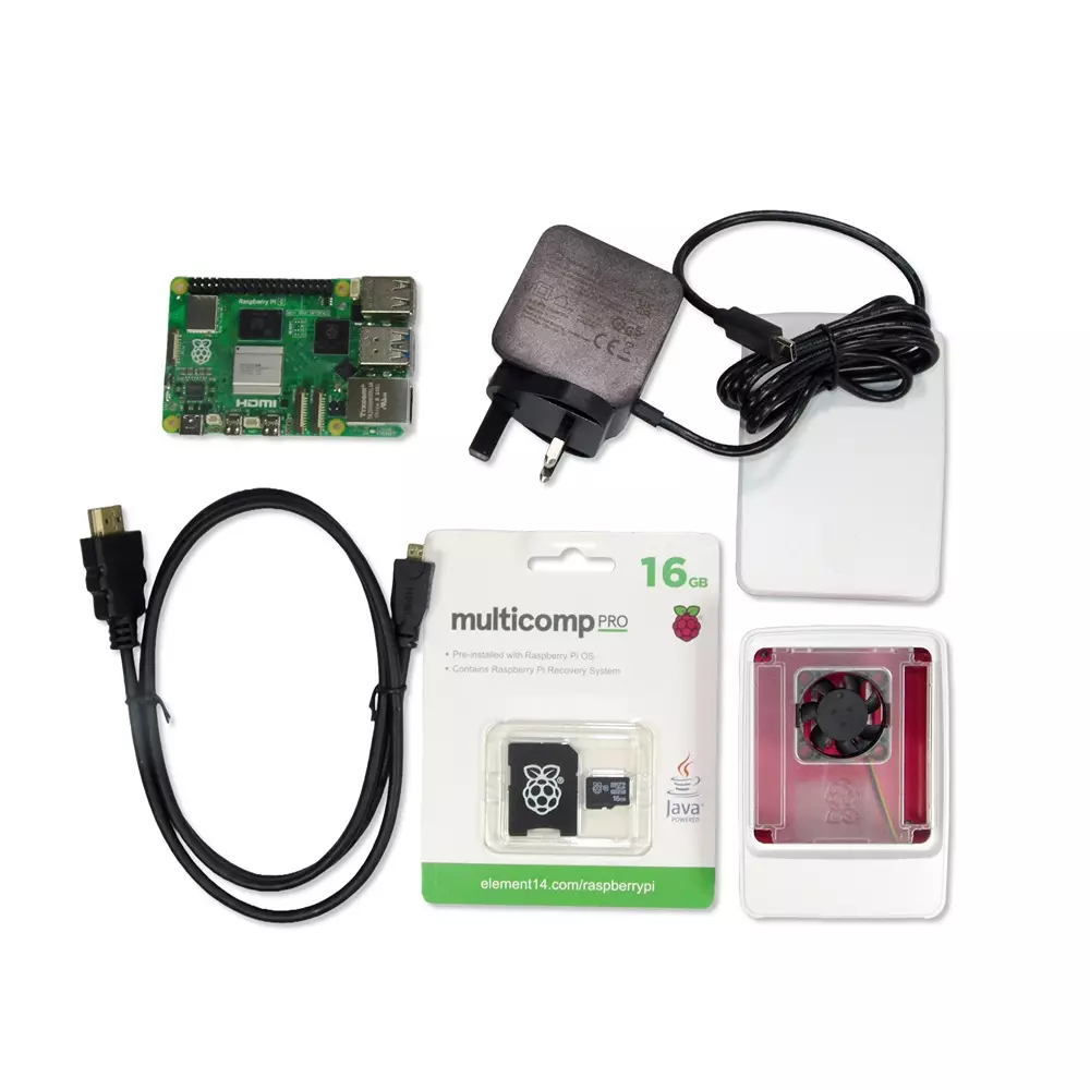 MULTICOMP PRO Raspberry Pi 5 Starter Kit Type, RPI5-STARTER KIT-8GB-UK