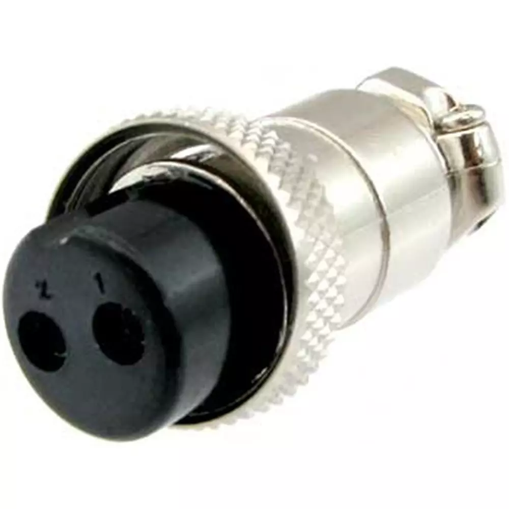 Kyoritsu Electronics Microphone Connector Solder Terminal, WTN-11-104/2P (MIC-2P)