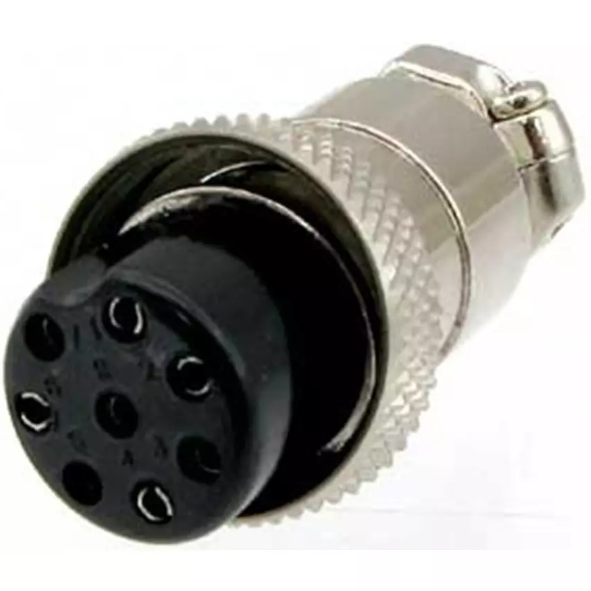 Kyoritsu Electronics Microphone Connector Solder Terminal, WTN-11-104/8P (MIC-8P)