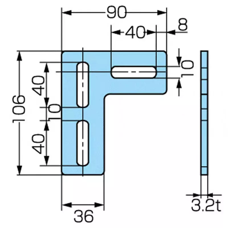 kameda-denki-multi-angle-connector-u-38-l-40-suitable-wire-u-38-l-40-applicable-bracket-un-38l-zn-pack-of-10