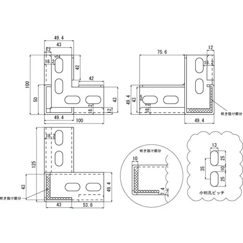 kameda-denki-multi-angle-connector-steel-plate-unichrome-plating-materialfinish-l-40-w-l-40-wp-suitable-for-un-4-un