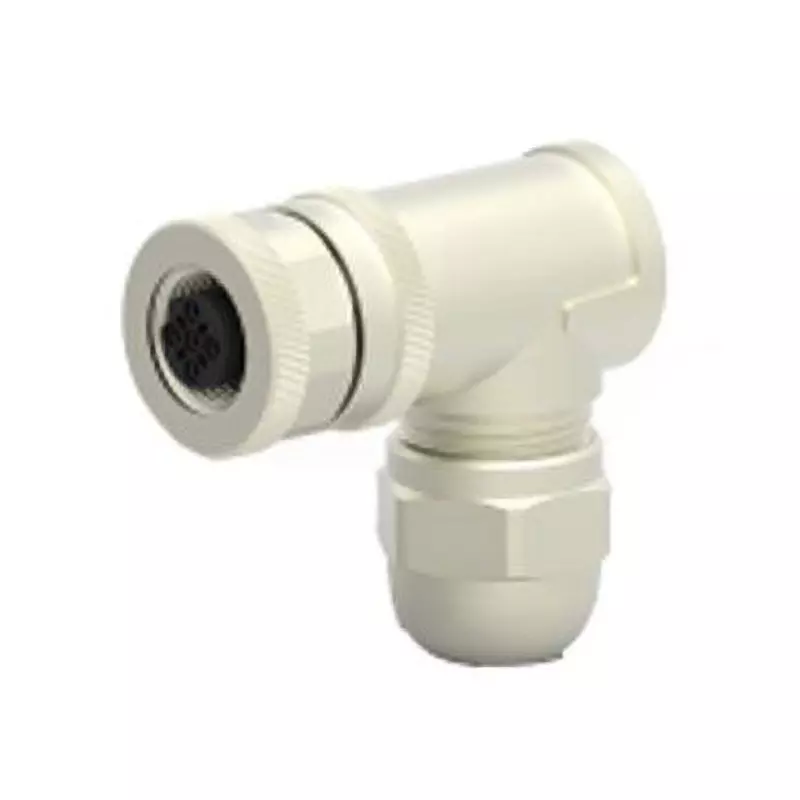 TE CONNECTIVITY Right angle Circular Connector 4 Amp Rated Current 5 Contacts, T4112411051-000